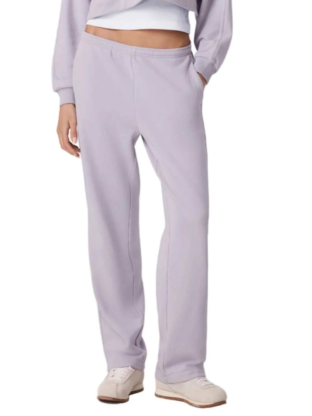 Vuori Women's Sedona Straight Leg Sweatpants Lavender Ice